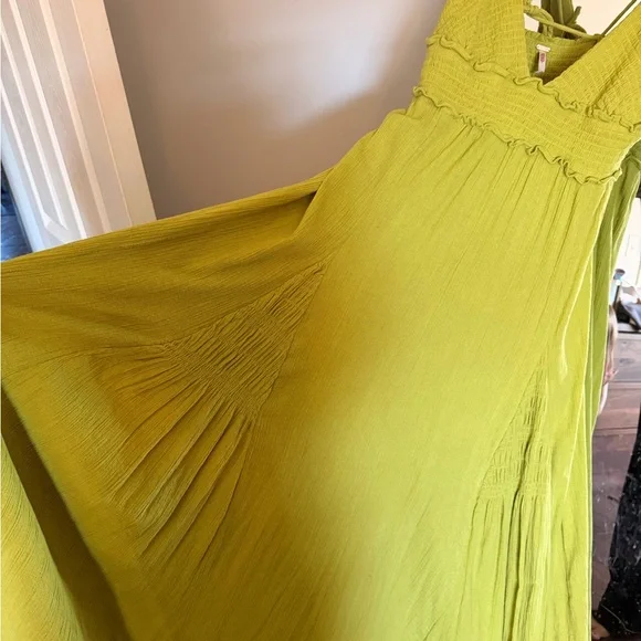 Free People Lime Green Maxi Dress - Picture 4 of 4